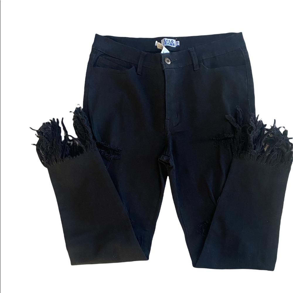 Lolo distressed skinny jeans